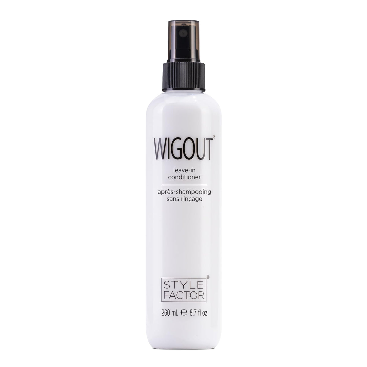 Style Factor WIGOUT front packaging showing bottle and label for easy identification