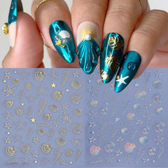 STZPRONAIL close-up pineapple decal showing texture and playful summer pop