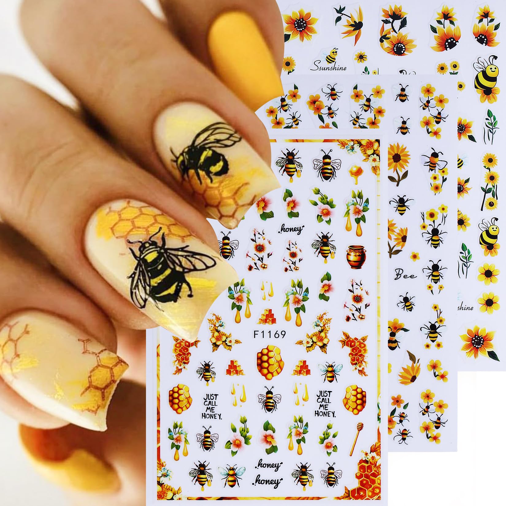 STZPRONAIL close-up of floral sticker texture showing precise print and depth