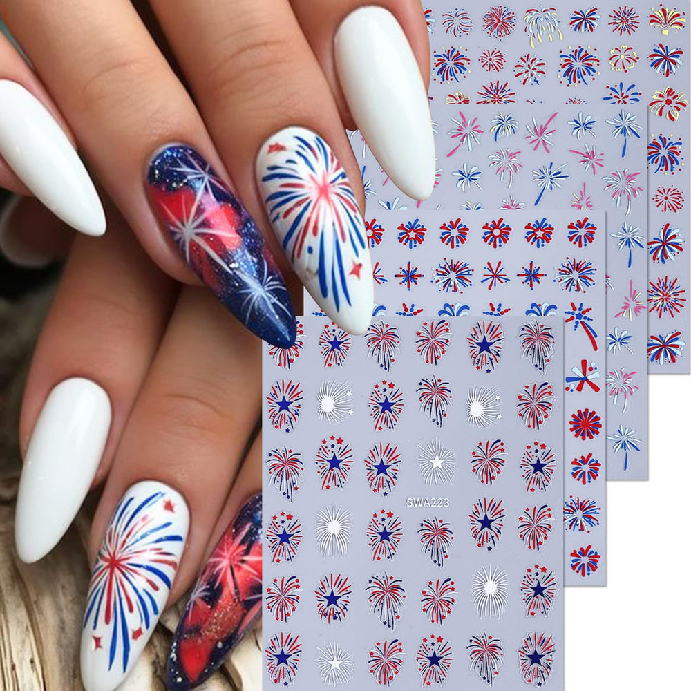 STZPRONAIL fireworks motif detail highlighting texture and vivid color benefit