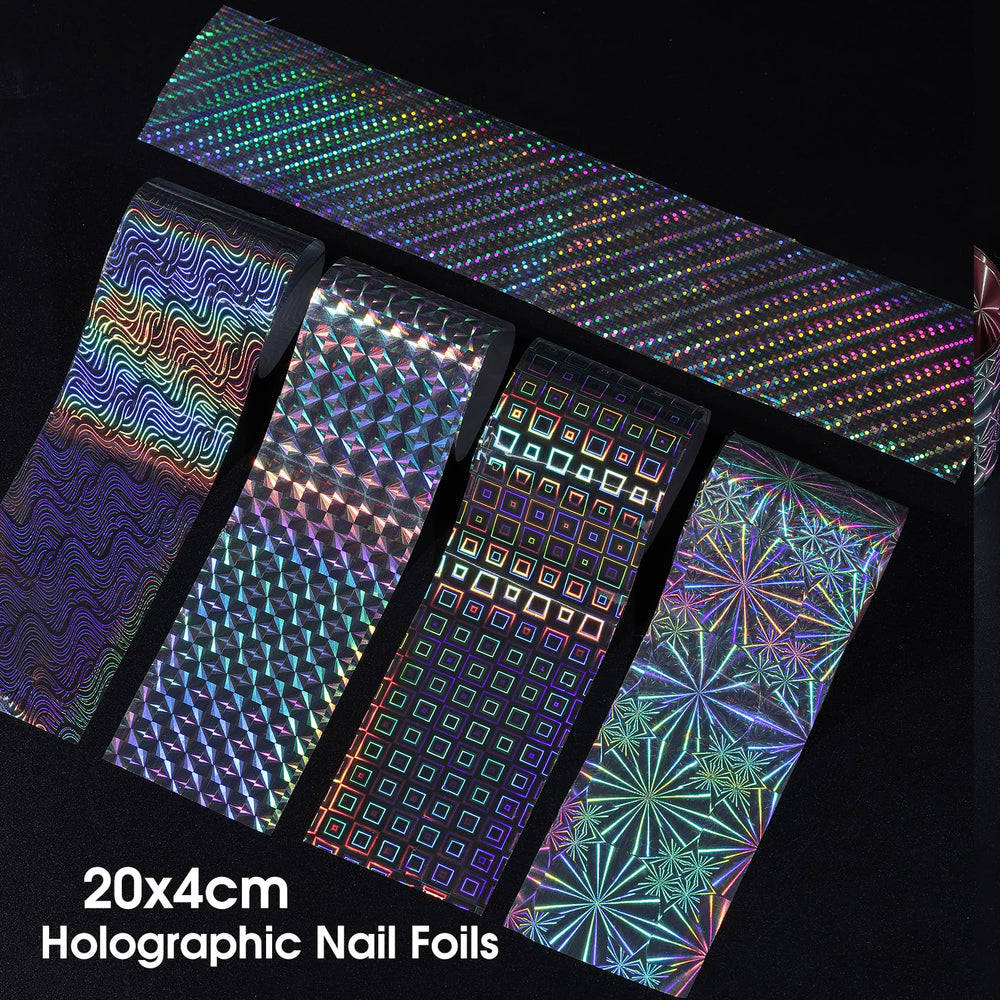 STZPRONAIL application image pressing foil on nail demonstrating transfer accuracy and adhesion