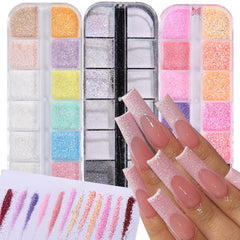STZPRONAIL front packaging showing all 36 colors for easy selection