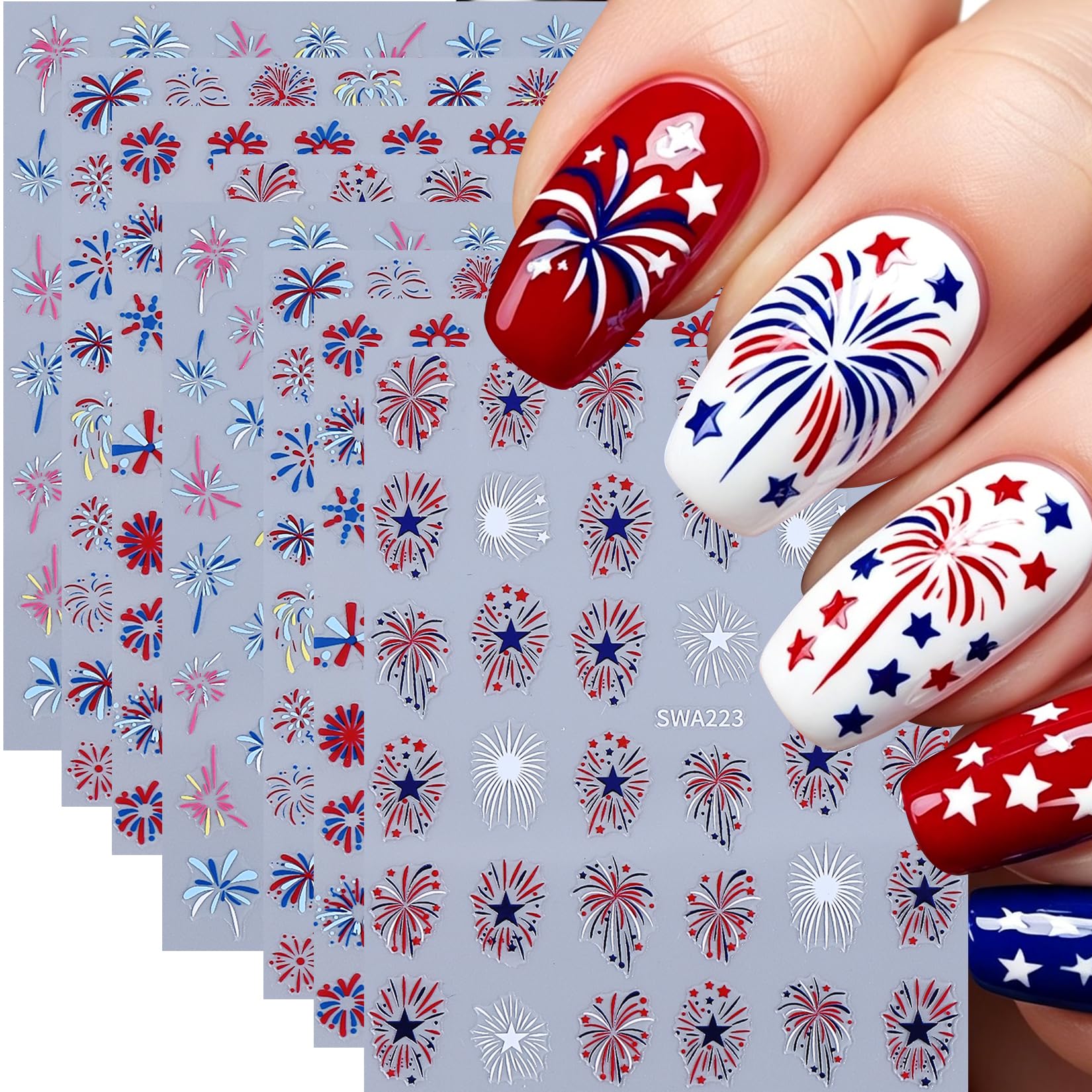 STZPRONAIL front packaging showing patriotic decal set and quick benefit
