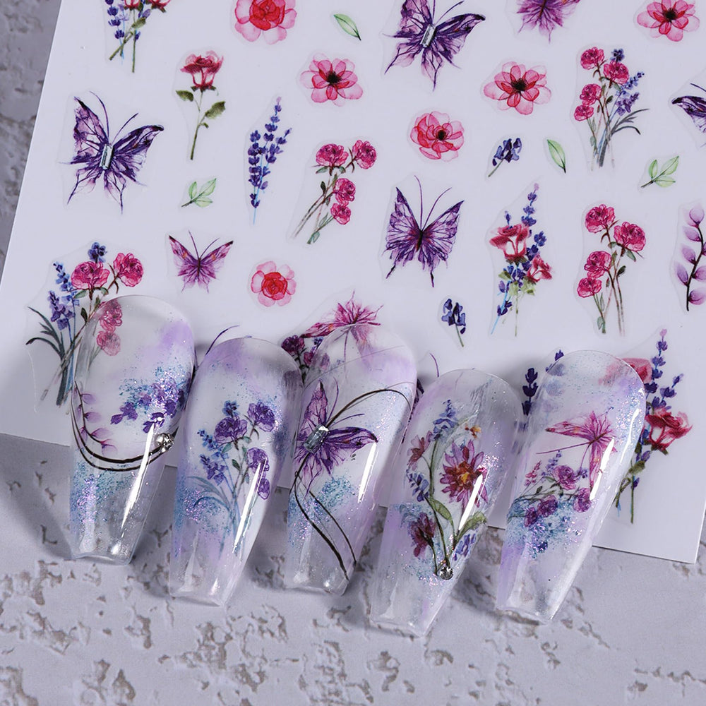STZPRONAIL sheet label and multiple pattern variations for creative choices