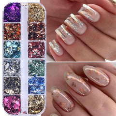 STZPRONAIL before and after nail comparison showing dramatic mirror finish and professional look