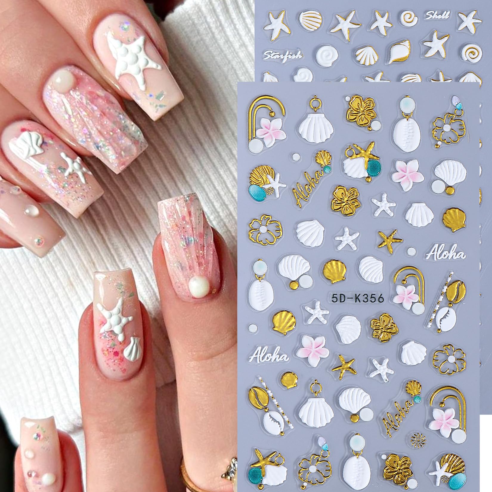 STZPRONAIL sticker next to nail for scale and easy size selection