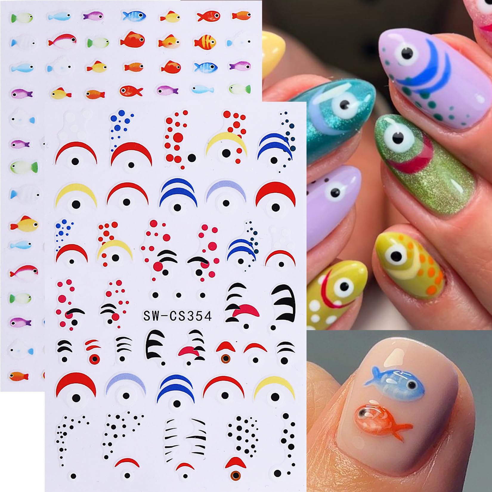 STZPRONAIL stickers on fingertip to show scale and fit for accurate placement