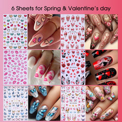 STZPRONAIL stickers applied on cured gel nails showing smooth finish and long-lasting look
