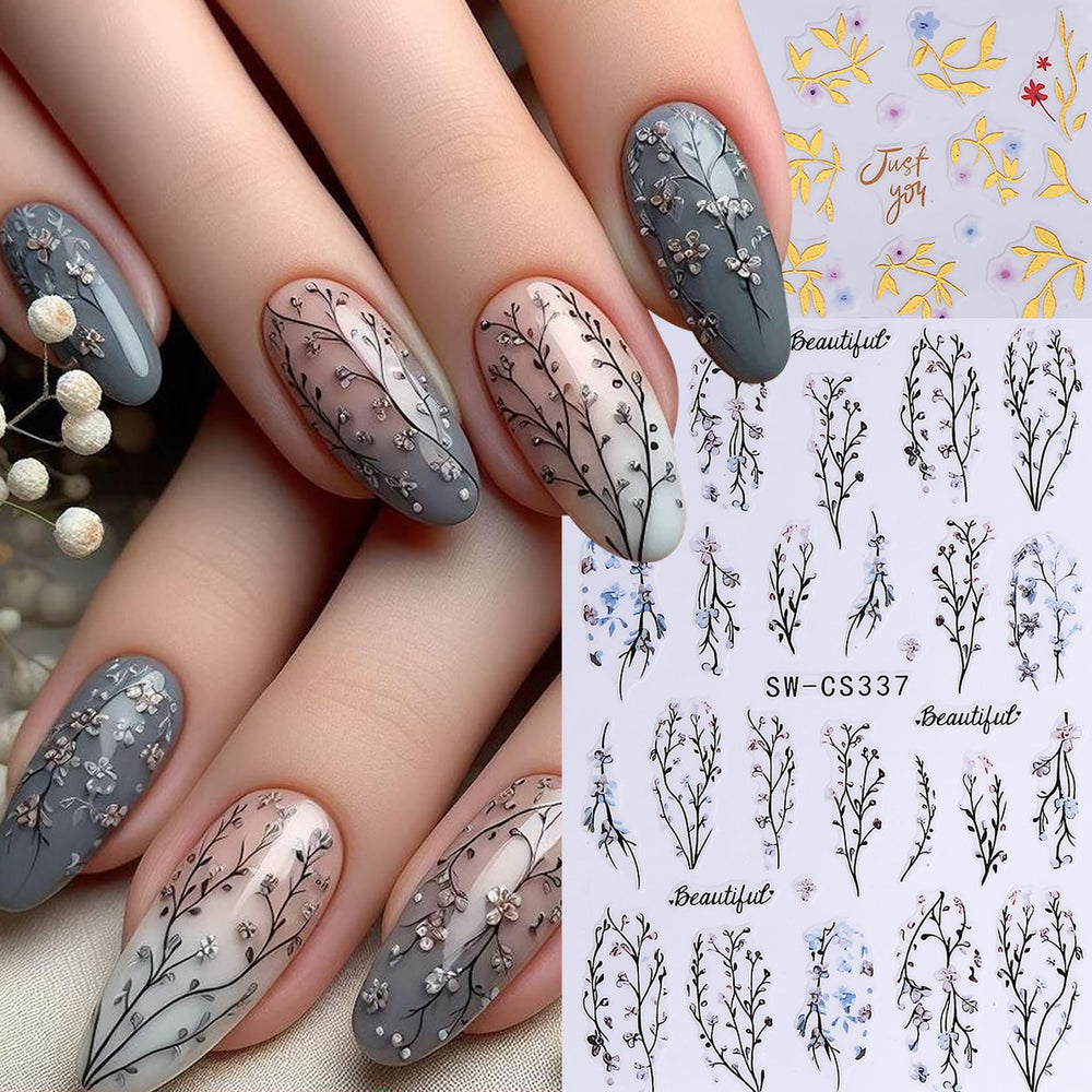 STZPRONAIL sticker applied on gel nail in progress for easy use