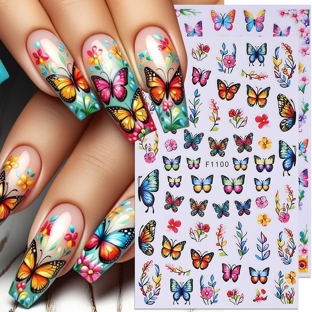 STZPRONAIL stickers applied on cured gel nails demonstrating finished manicure durability benefit