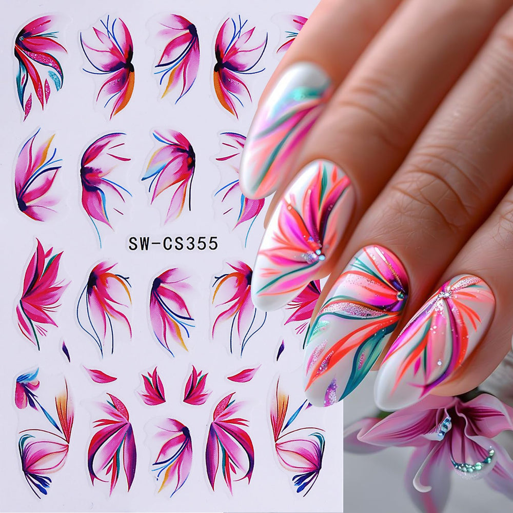 STZPRONAIL sticker adhered to cured gel nail demonstrating strong adhesion benefit