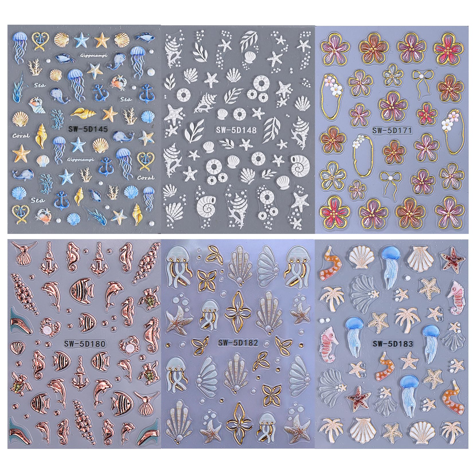 STZPRONAIL toenail beach design example showing durable, decorative summer look