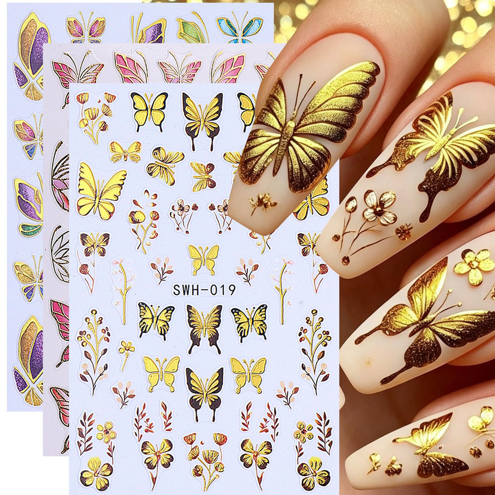 STZPRONAIL top-coated nail with metallic accents showing durable glossy finish