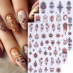 STZPRONAIL layout of varied boho patterns offering many design choices