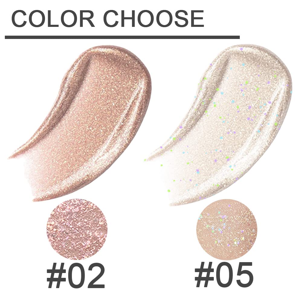 SUAKE close-up applicator tip revealing precise applicator for controlled glitter placement