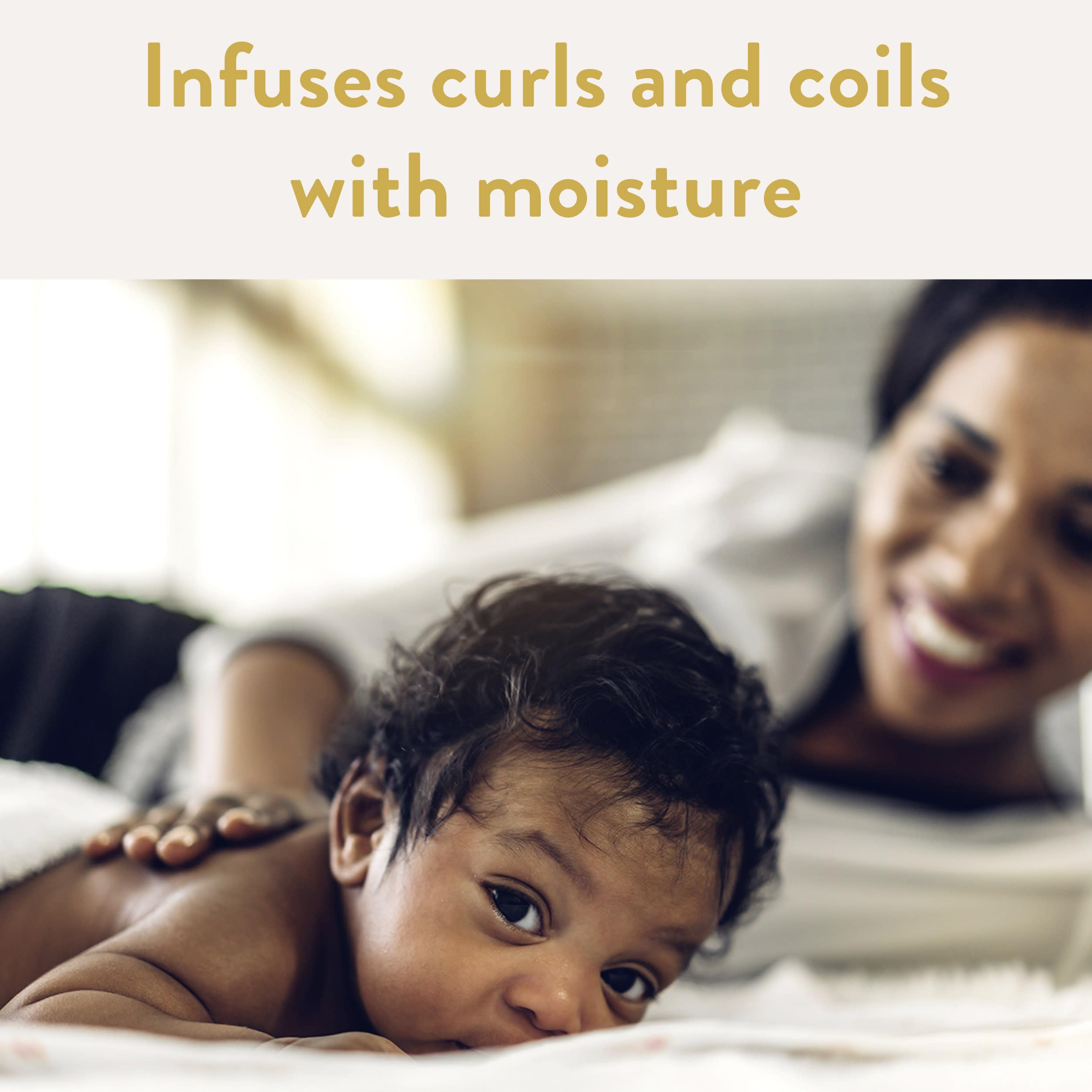 Suave baby cream lather close-up showing moisturizing texture benefit