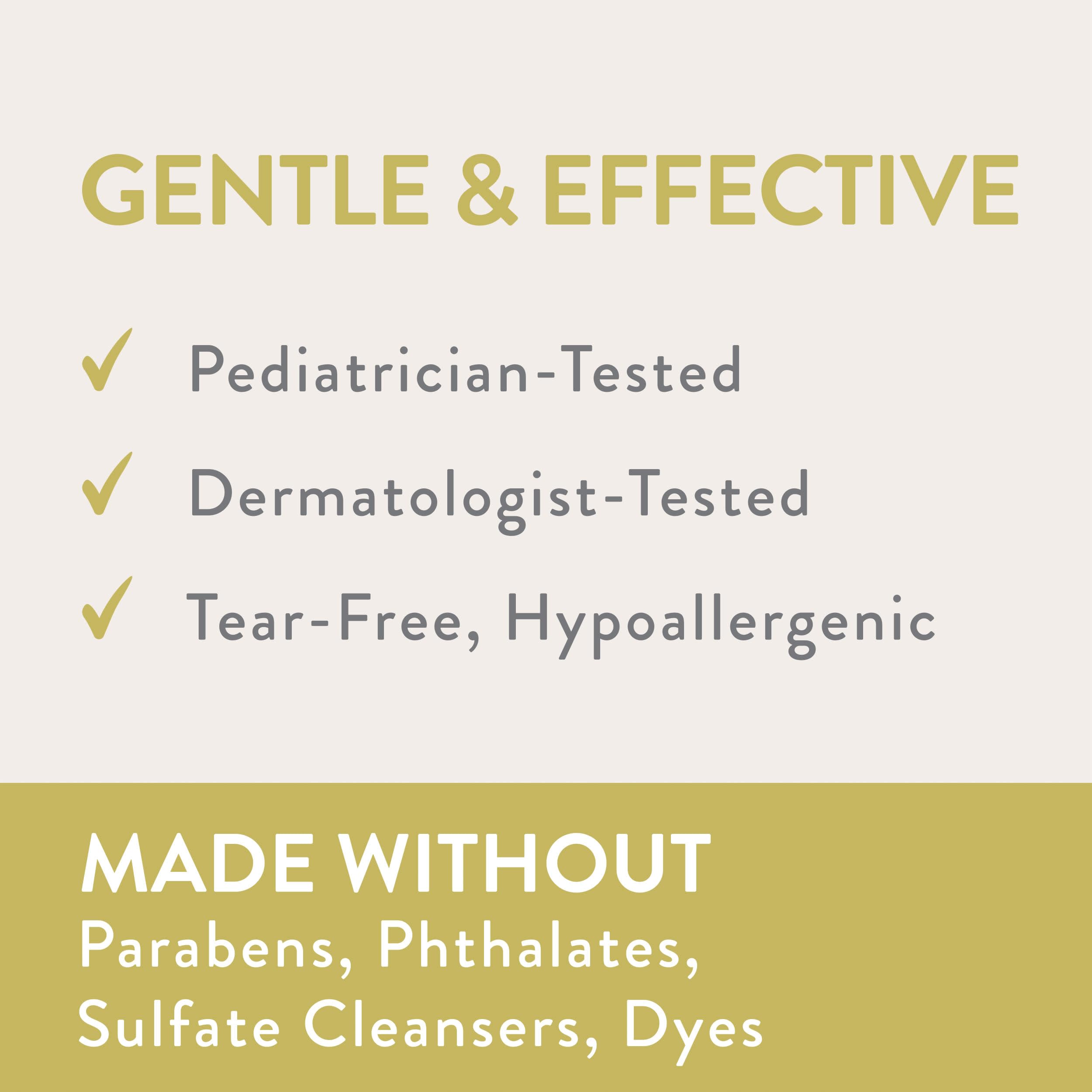 Suave baby shampoo in use during baby bath for gentle cleansing benefit