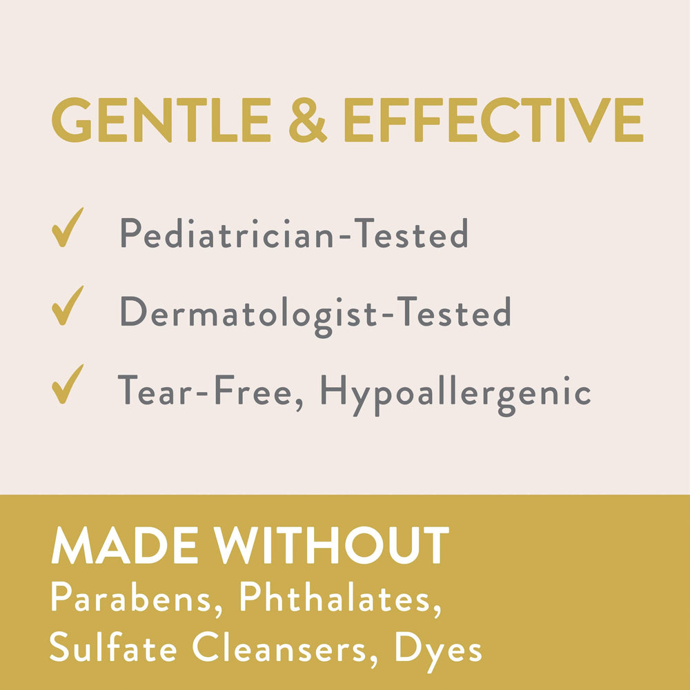 Suave baby shampoo in use during baby bath for gentle cleansing benefit