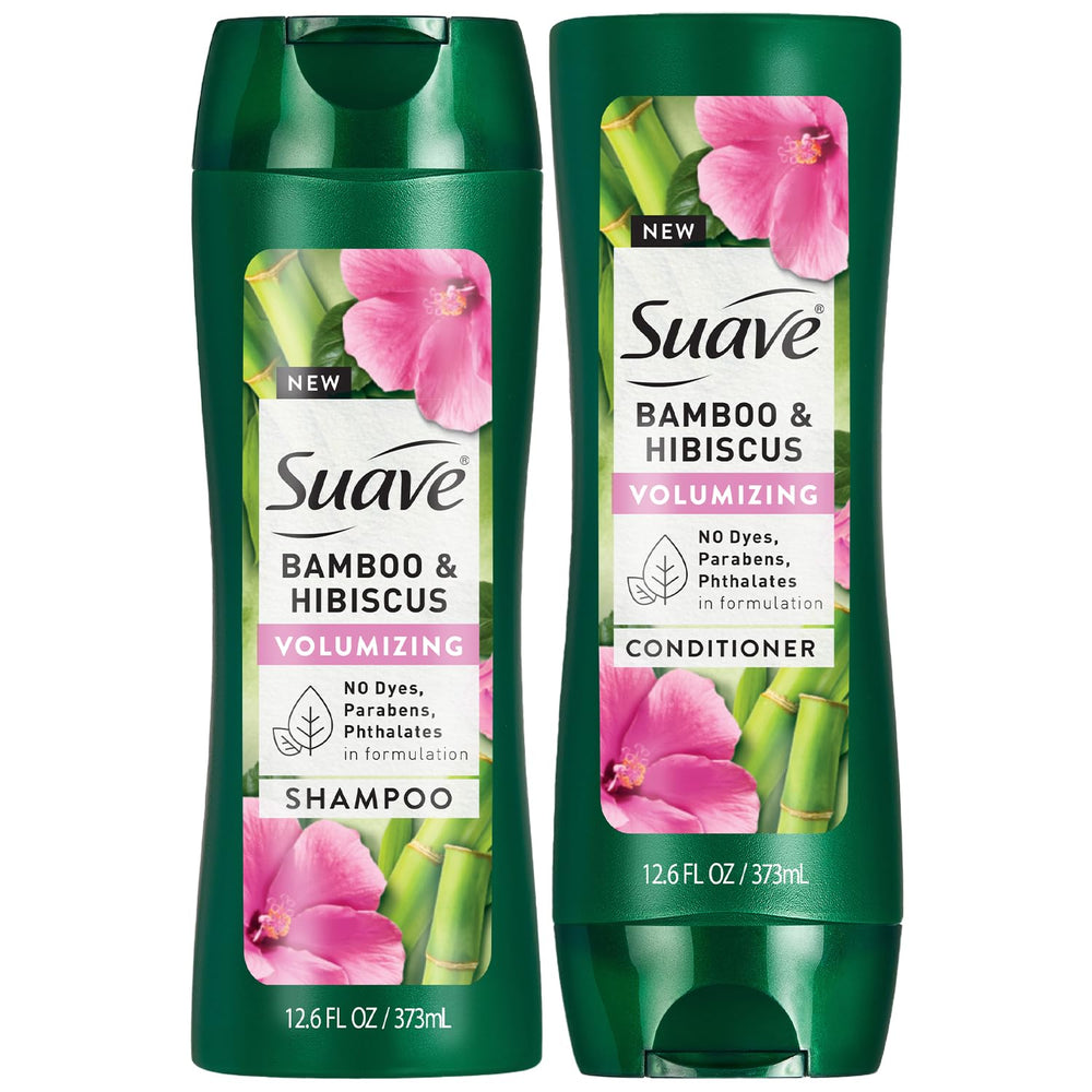 Suave front packaging showing full set and benefits