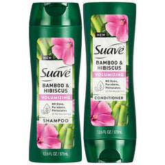 Suave front packaging showing full set and benefits