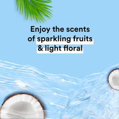 Suave bottle label closeup highlighting anti-residue formula