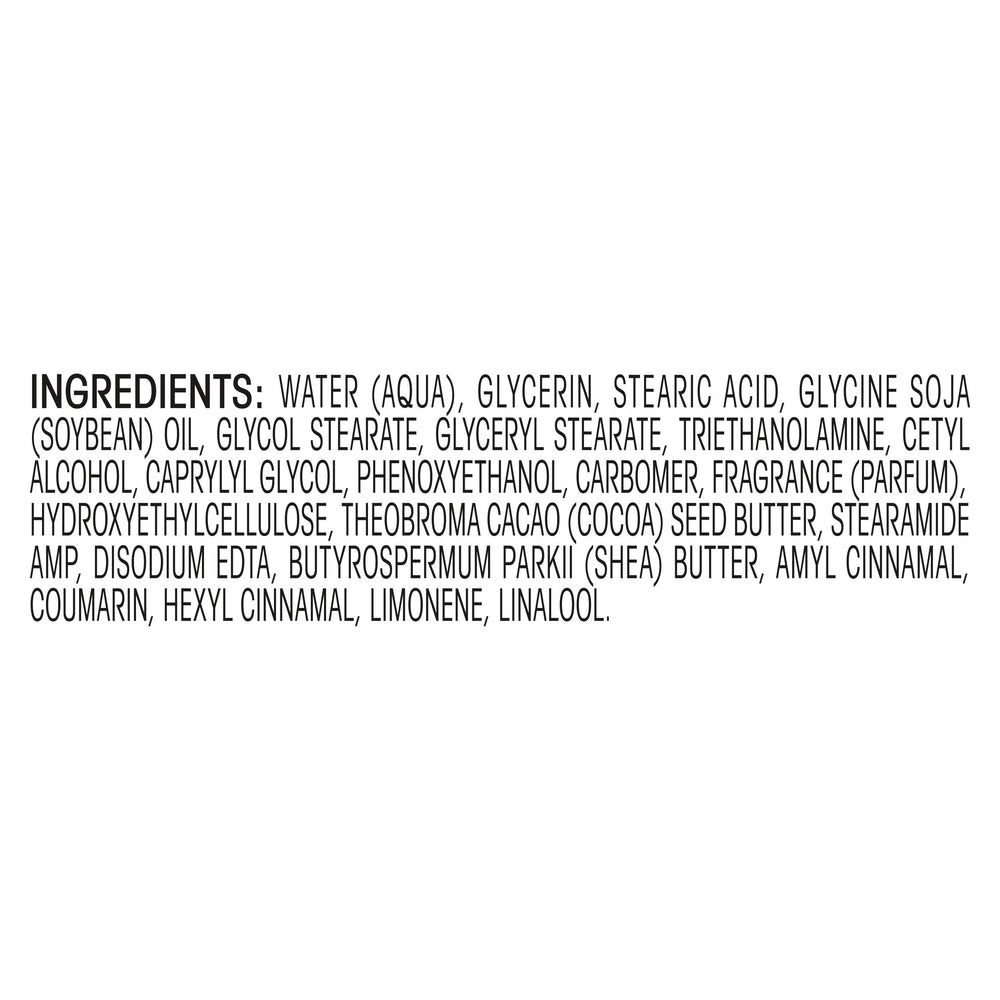 Suave cocoa butter shea applied to hands showing immediate softening benefit