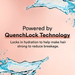 Close-up of Suave shampoo texture highlighting lightweight moisturizing particles