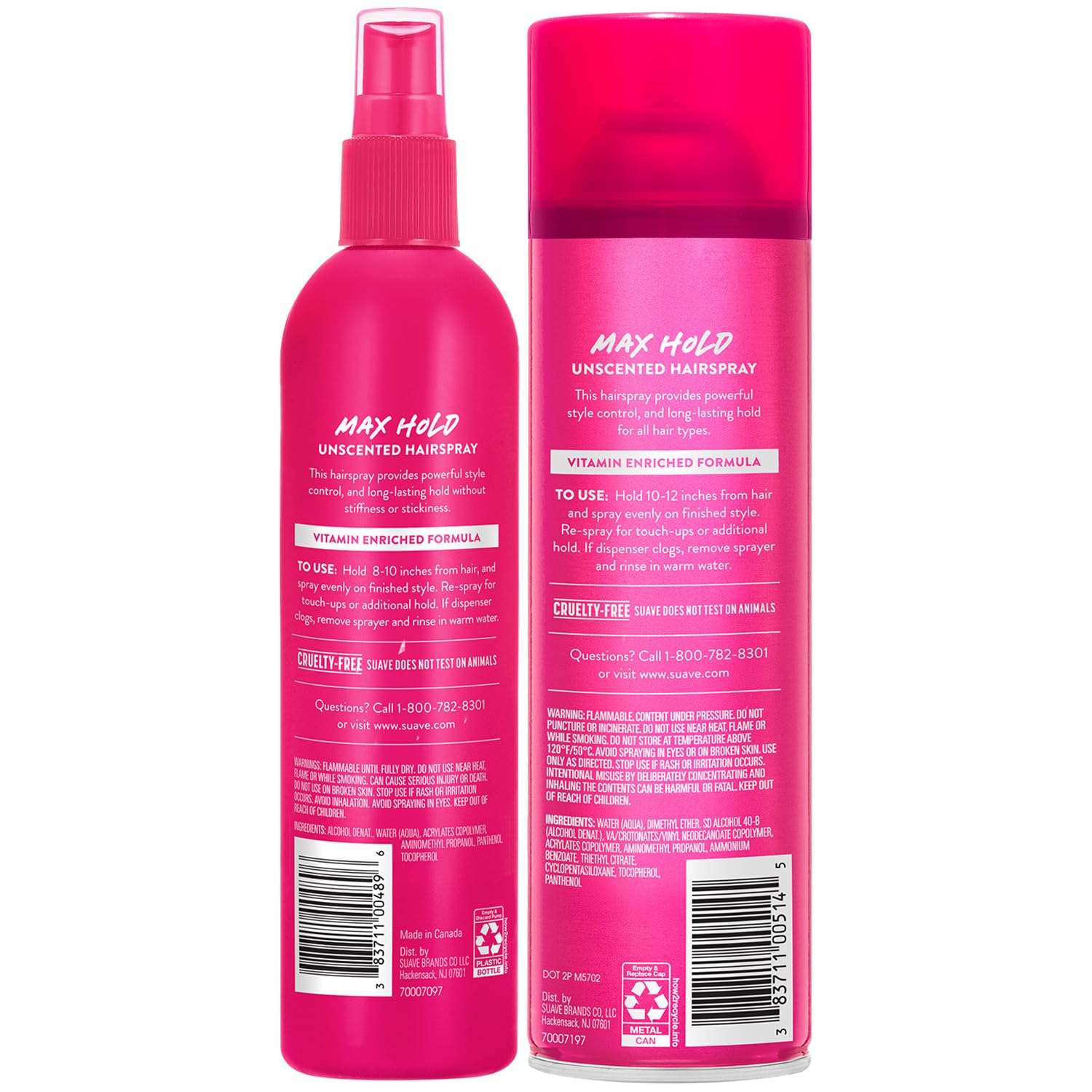 Closeup of cruelty‑free badge on Suave packaging highlighting ethical testing benefit