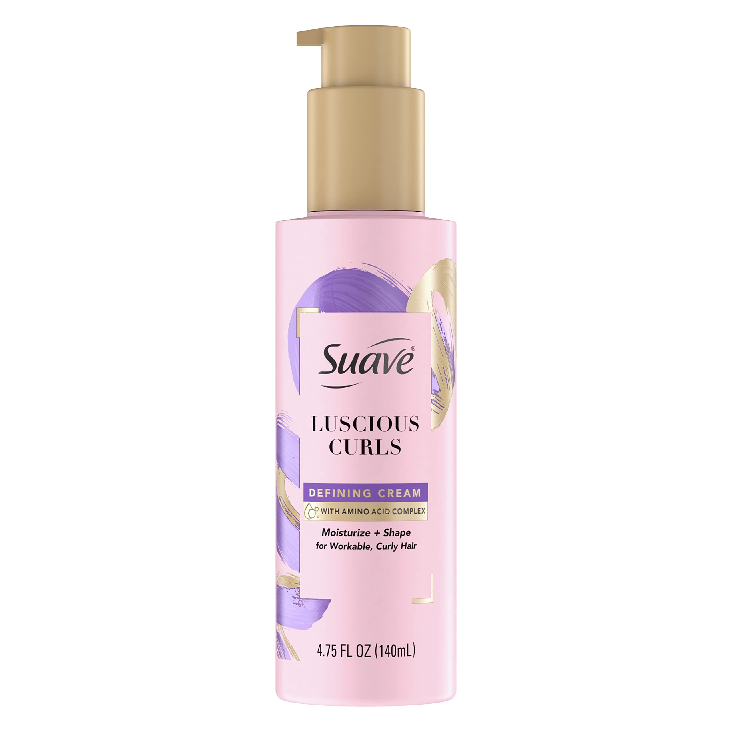 Suave front packaging showing product name and 4.75 oz size, clear branding benefit