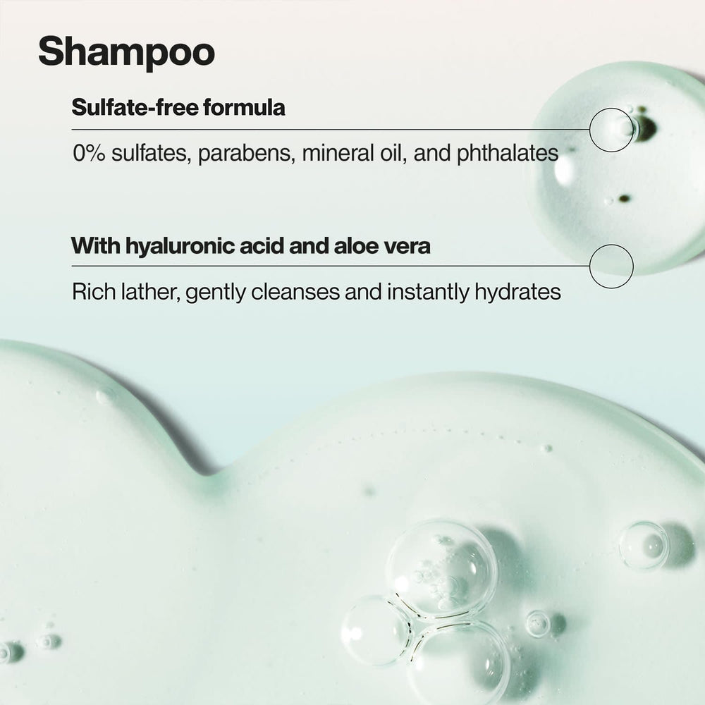 Suave before and after hydration comparison showing improved softness benefit