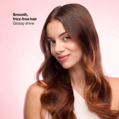 Suave shampoo lather in palm showing gentle cleansing and frizz control