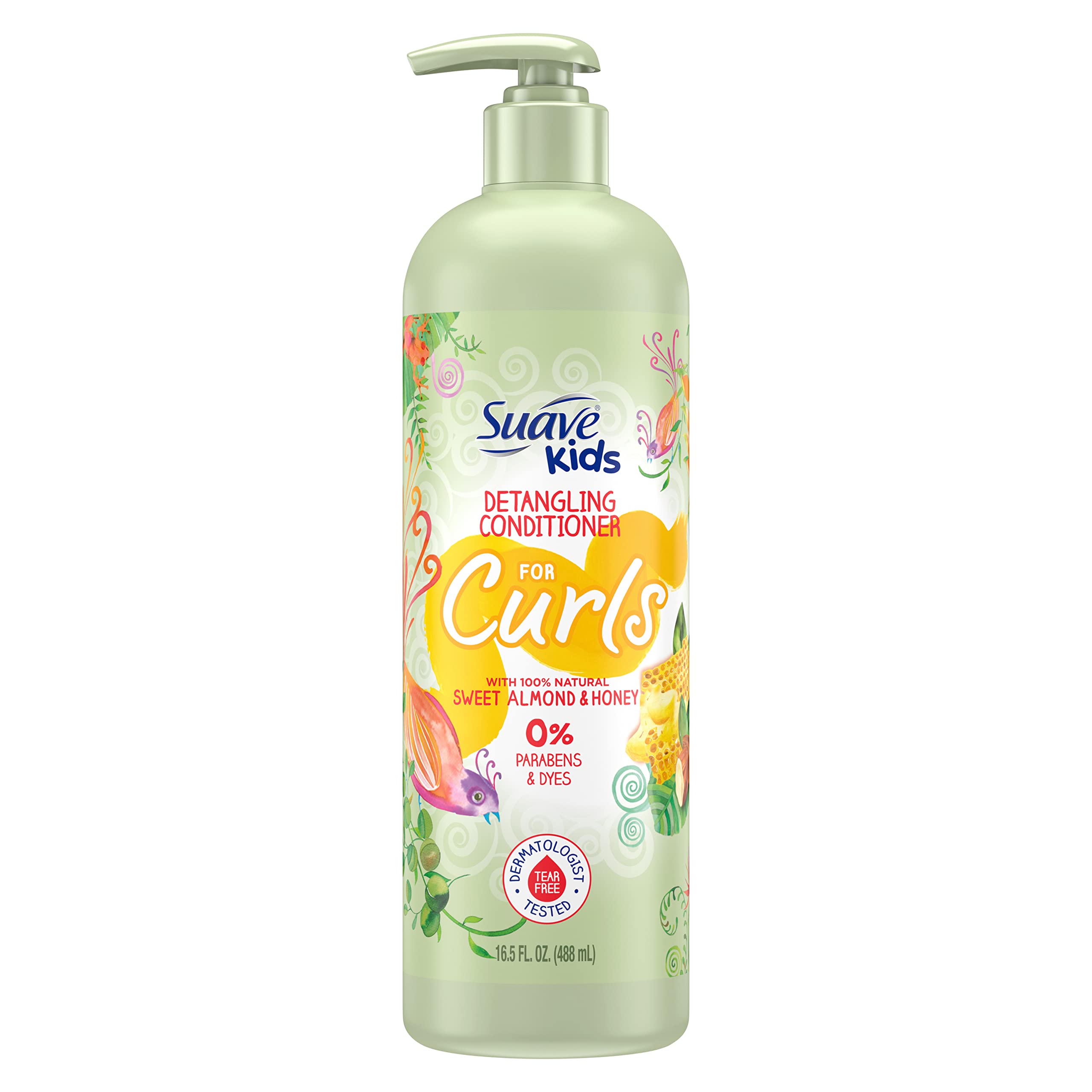 Suave front packaging showing 16.5oz bottle and benefits for easy identification