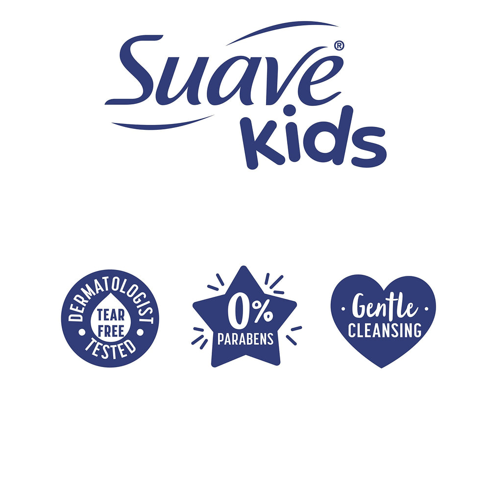Children enjoying bath with Suave kids showing quicker, calmer bath times