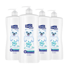 Suave kids front bottle showing label and fun design for easy recognition