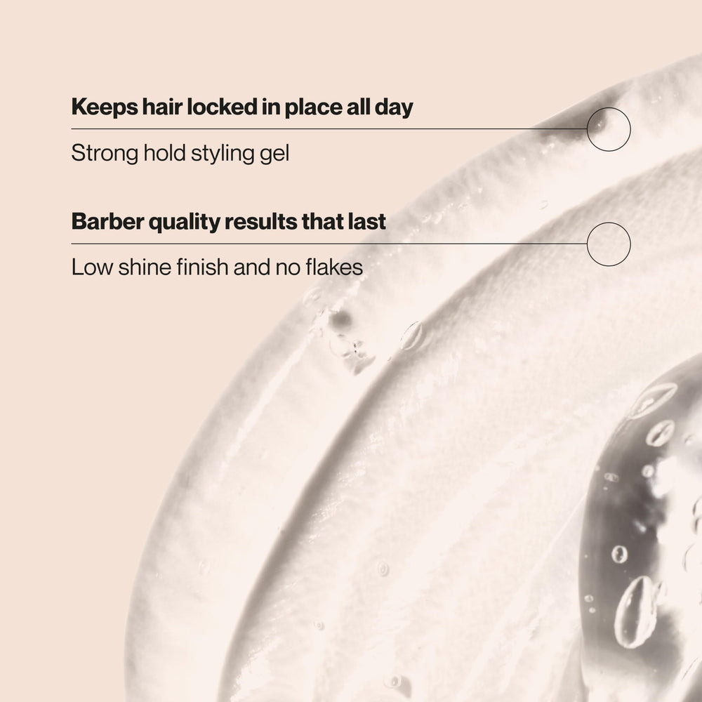 Close-up of gel texture highlighting low-shine finish and smooth application