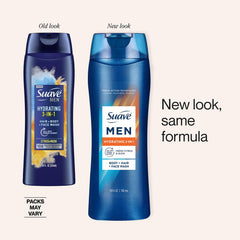 Suave Hydrating bottle close-up highlighting moisturizing formula benefits