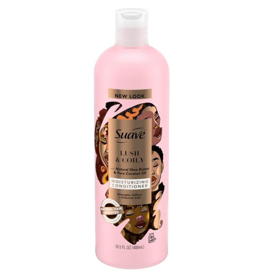 Suave Professionals front packaging showing product and benefits