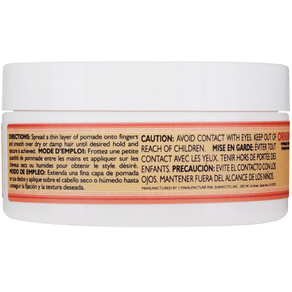 Wet hair rinse demonstrating Suavecita washes out with water for simple removal