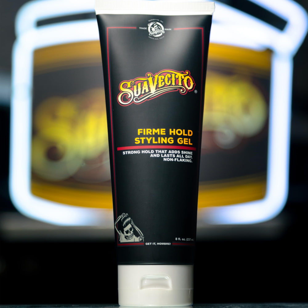 Suavecito Firme before and after demonstrating improved styling control