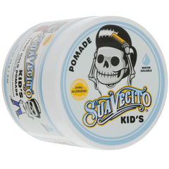 Suavecito ingredients label highlighting hypoallergenic and free-from benefits