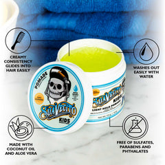 Suavecito texture close-up demonstrating smooth, non-greasy finish