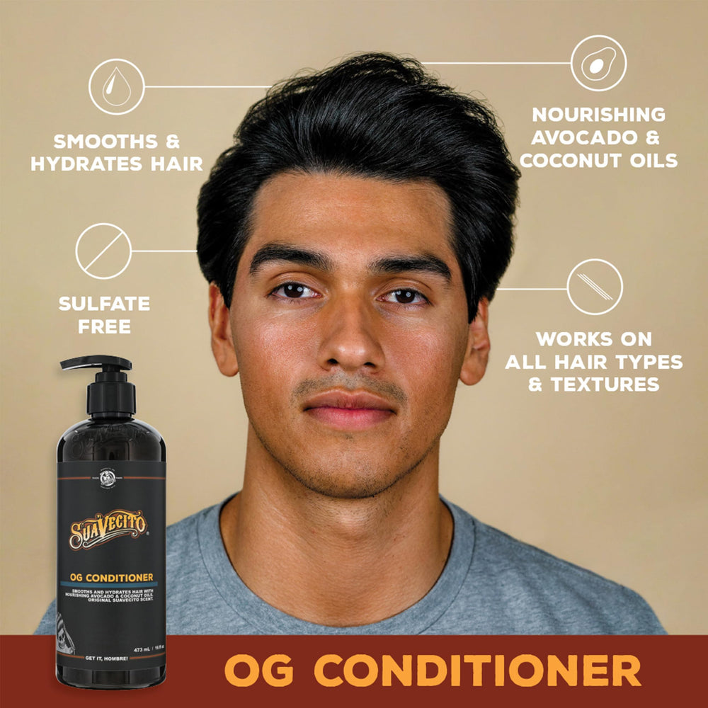 Suavecito creamy conditioner texture closeup for smooth detangling benefit