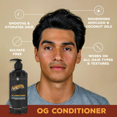 Suavecito creamy conditioner texture closeup for smooth detangling benefit