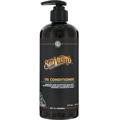Suavecito front pump bottle showcasing product and brand for easy use