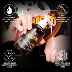 Suavecito pump open dispensing product for controlled application