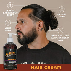 Suavecito bottle next to ruler showing 8 oz size for travel convenience