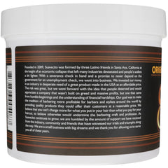 Suavecito beside a common object showing scale of the 32 oz tub for value perspective