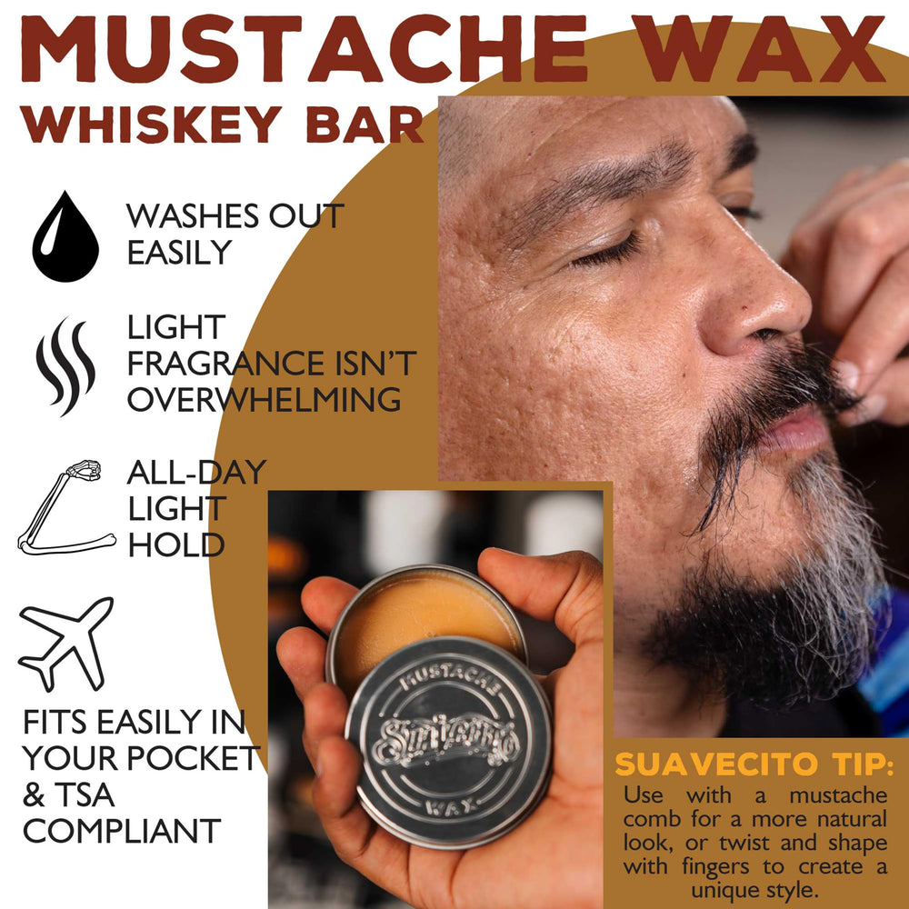 Suavecito tin held in hand showing compact 1.5 oz portability benefit