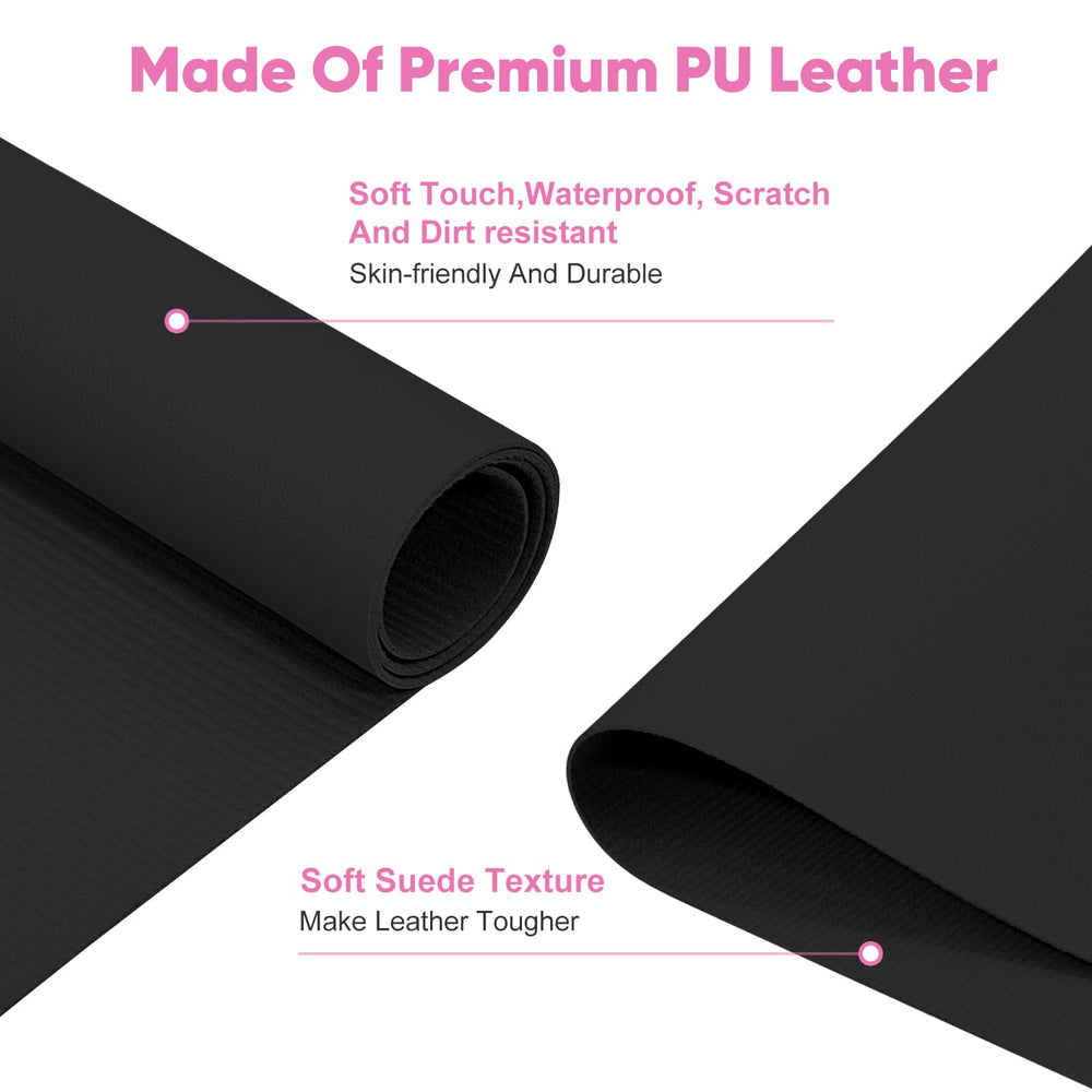 SUBAY close-up microfiber leather texture highlighting soft comfortable touch