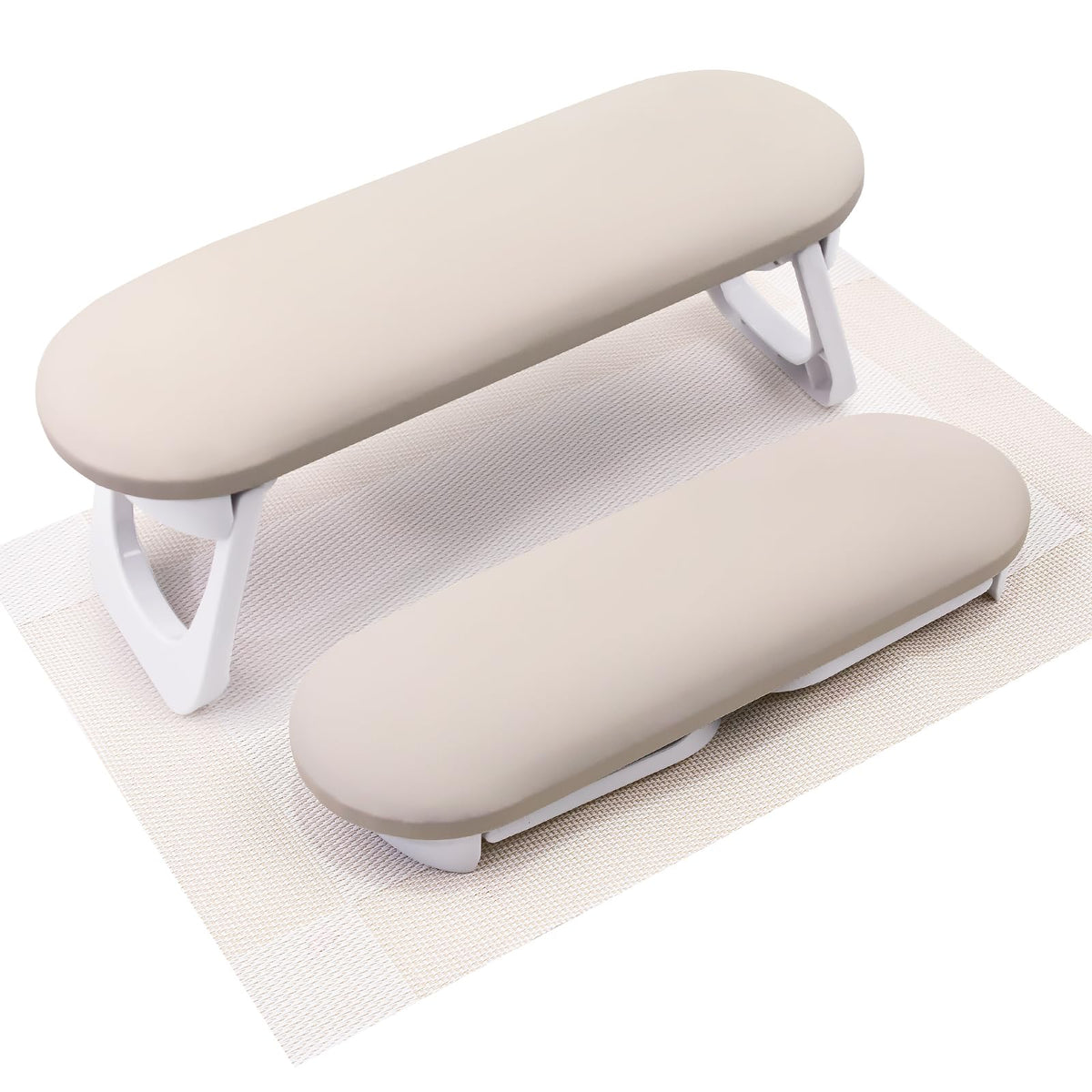 SUBAY front view of folded arm rest showing compact storage and quick setup benefit